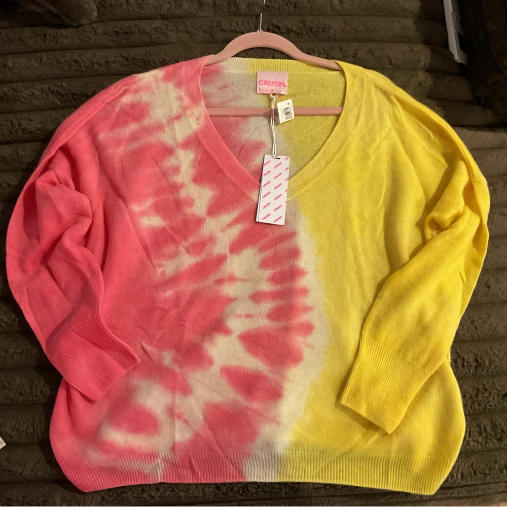 CRUSH Multicolor Tie-Dye Sweater